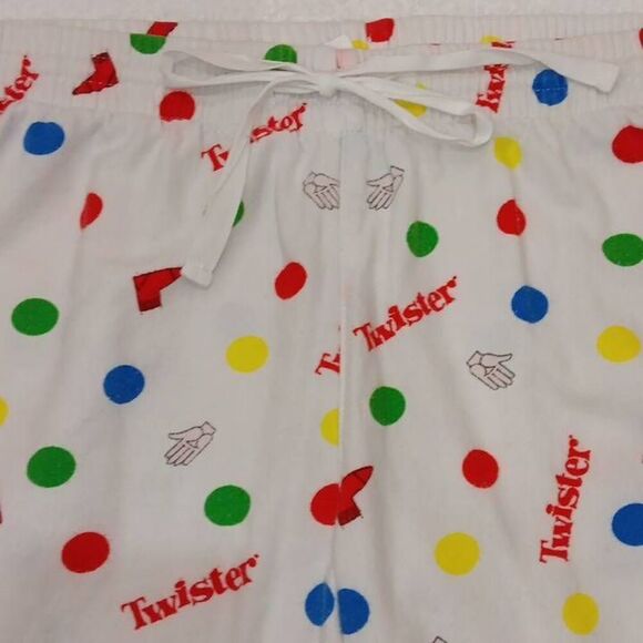 Women's GapBody Twister "flannel type" pajama set. Fun sleep wear! Size Medium - Picture 5 of 7